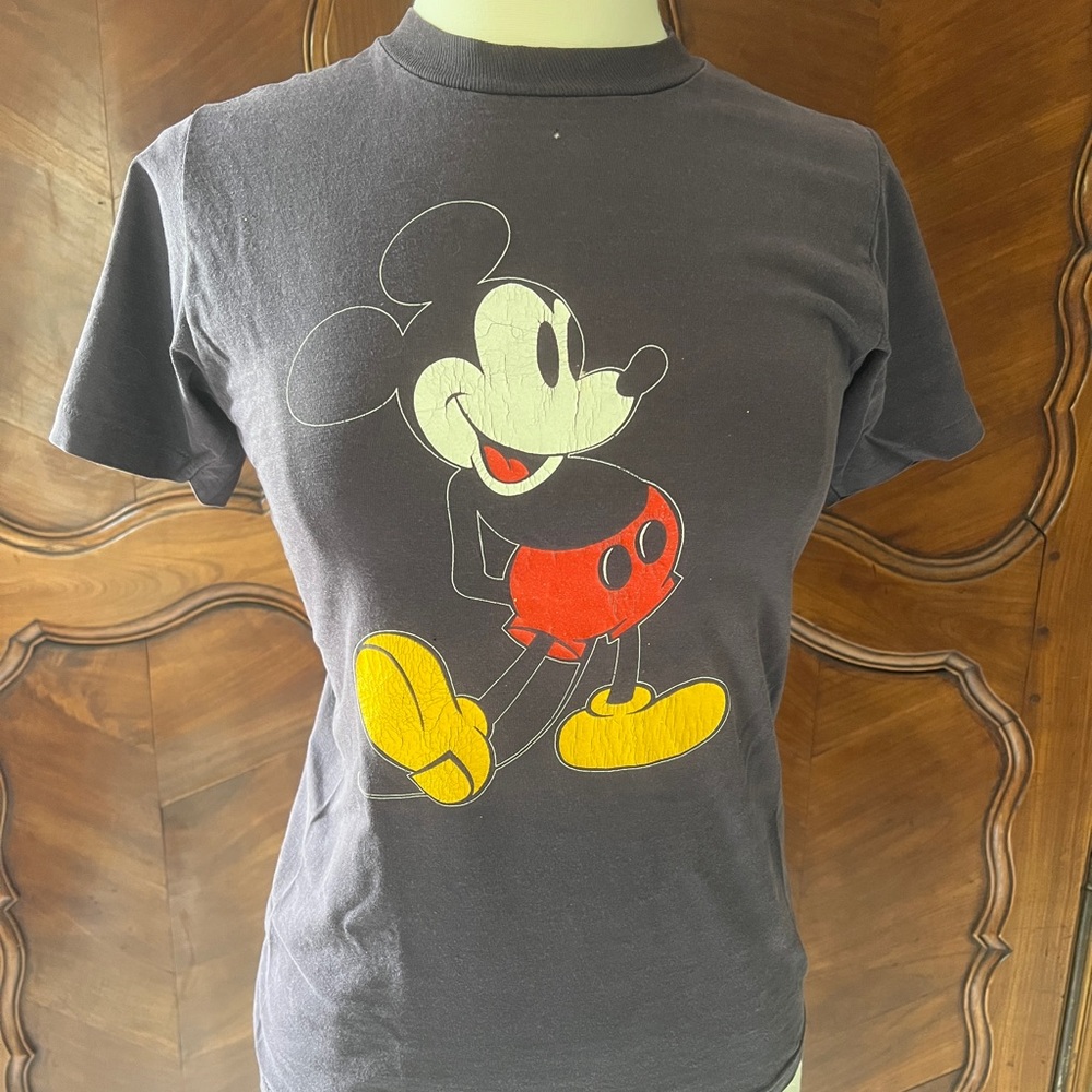 Vintage 80s Mickey Mouse T-Shirt Size S